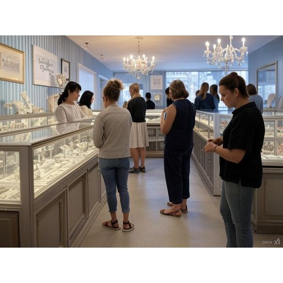 High Sparkle Luxury 925 Silver Triangular Zircon Ring AAA Zircon Crystal Band - Picture 8 of 9